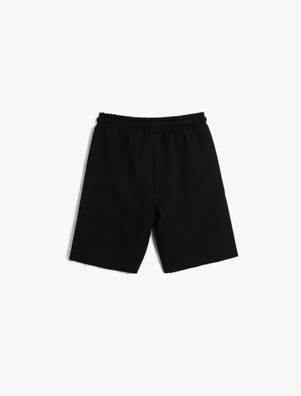 Koton Erkek Çocuk Şort Batman Baskılı Lisanslı Pamuklu Beli Bağlamalı - fotoğraf 2