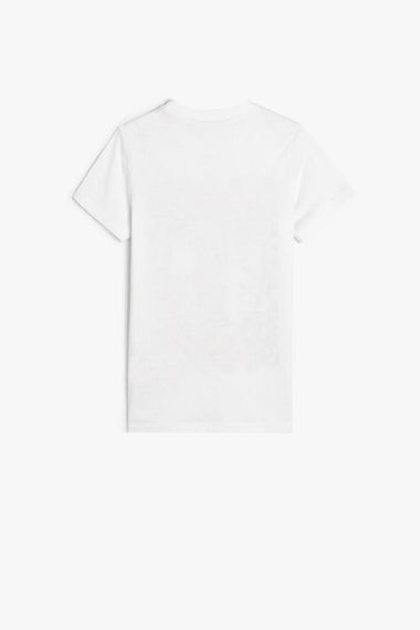 Футболка для хлопчиків Koton з коротким рукавом, ігровим принтом, біла, 100% бавовна, розмір 6-7 років - фото 2