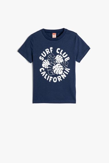 Koton Baby Boy T-Shirt Print Detailed Short Sleeve Crew Neck Cotton - photo 1