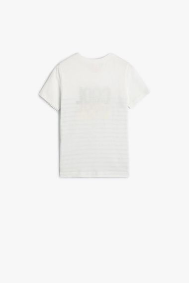 Koton Baby Boy T-Shirt Print Detailed Short Sleeve Crew Neck Cotton - photo 2