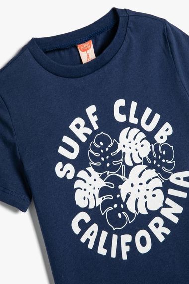 Koton Baby Boy T-Shirt Print Detailed Short Sleeve Crew Neck Cotton - photo 3