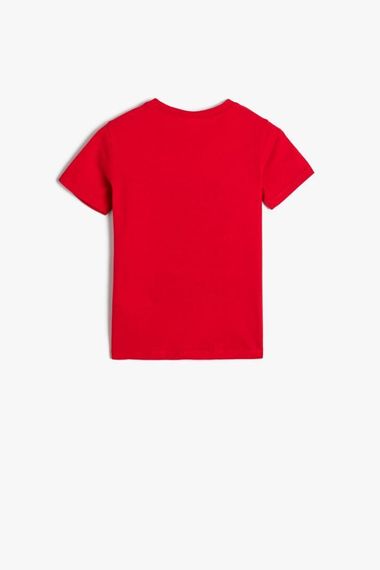 Koton Erkek Bebek Tişört Kısa Kollu Bisiklet Yaka Baskılı Pamuklu - fotoğraf 2