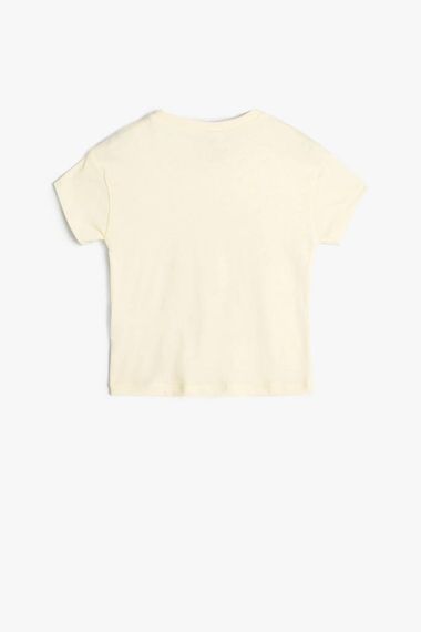 Koton Kız Bebek Anime Tişört Kısa Kollu Bisiklet Yaka - fotoğraf 2