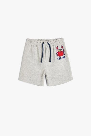 Koton Baby Boy Shorts Tie Waist Elastic Crab Printed - photo 1