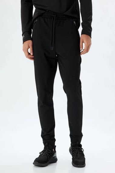 Koton Spor Eşofman Altı Lastikli Paça Beli Bağcıklı Fermuarlı Cep Detaylı - photo 3