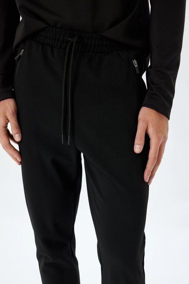 Koton Spor Eşofman Altı Lastikli Paça Beli Bağcıklı Fermuarlı Cep Detaylı - photo 5