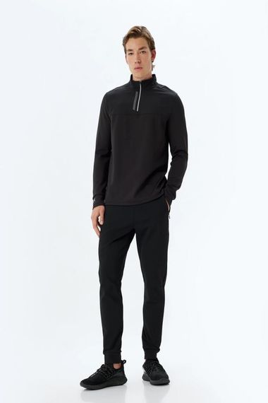 Koton Spor Eşofman Altı Lastikli Paça Beli Bağcıklı Fermuarlı Cep Detaylı - photo 2