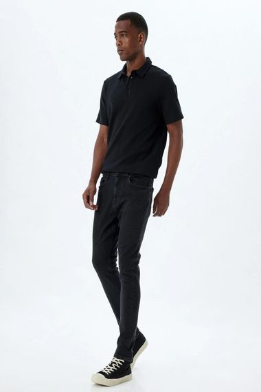 Джинсы Koton Super Skinny Fit - Justin, черные, низкая талия, экстра узкий крой, роскошный стиль на каждый день, сделаны из переработанного материала - фото 1