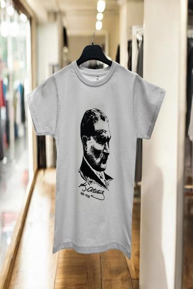 Hipatu Atatürk Baskılı Tişört Beyaz - photo 1