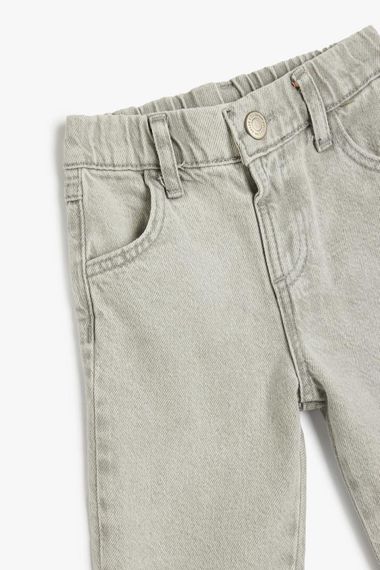 Koton Erkek Bebek Kot Şort Cepli Pamuklu - photo 3