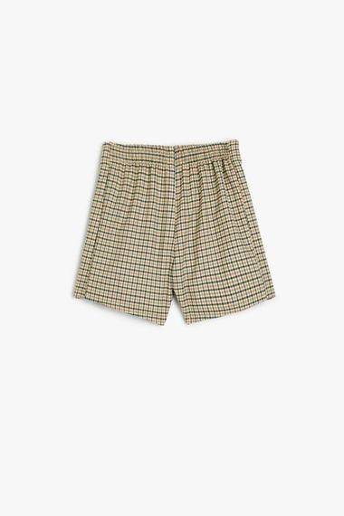 Koton Kız Bebek Şort Etek Pileli Beli Lastikli - fotoğraf 2