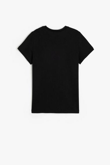 Koton Erkek Çocuk Kısa Kollu Bisiklet Yaka Kaykay Baskılı Tişört - fotoğraf 2