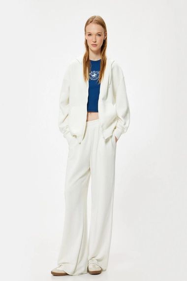 Світшот Koton з капюшоном, oversized, з кишенею-кенгуру, комфортний і стильний для щоденного використання - фото 2