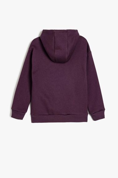 Koton Erkek Çocuk Oversize Kapşonlu Sweatshirt Baskı Detaylı Uzun Kollu - photo 2