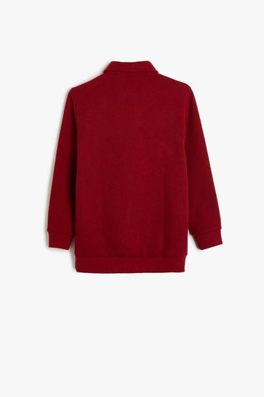 Koton Erkek Çocuk Uzun Kollu İşleme Detaylı Polo Tişört - photo 4