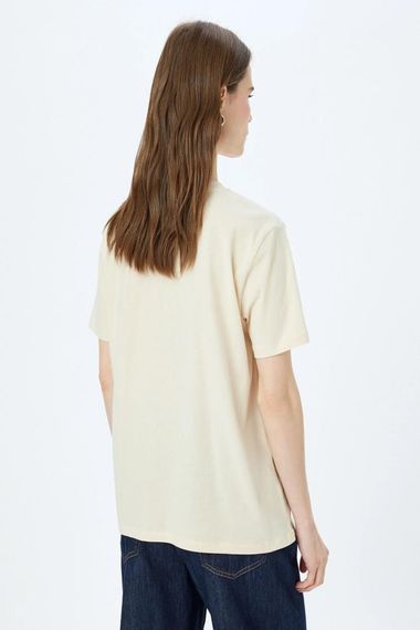 Koton Köpek Baskılı Kısa Kollu Bisiklet Yaka Tişört - photo 4