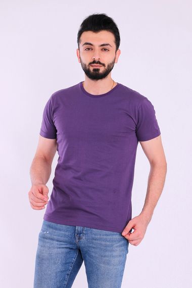 Plum Basic Short Sleeve Men's Slim Fit Tshirt - photo 1