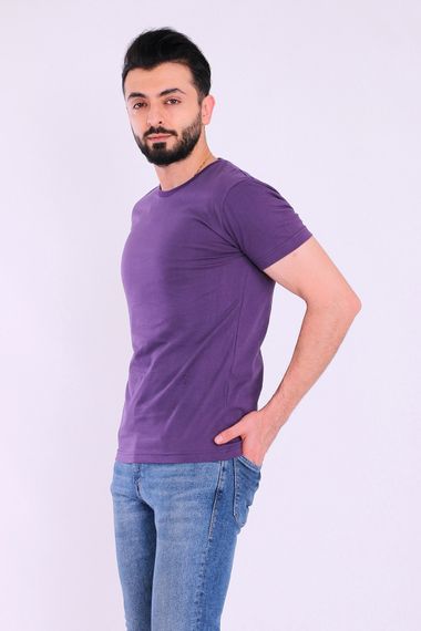 Plum Basic Short Sleeve Men's Slim Fit Tshirt - photo 5