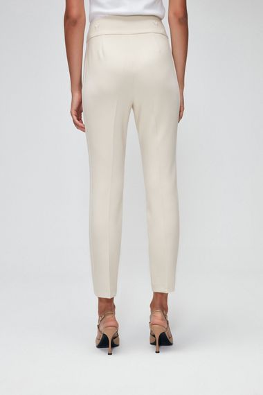 High Waist Trouser by MAVI with Zipper, Embroidered Details, Slim Fit, Available in Sizes 34-48 - photo 3