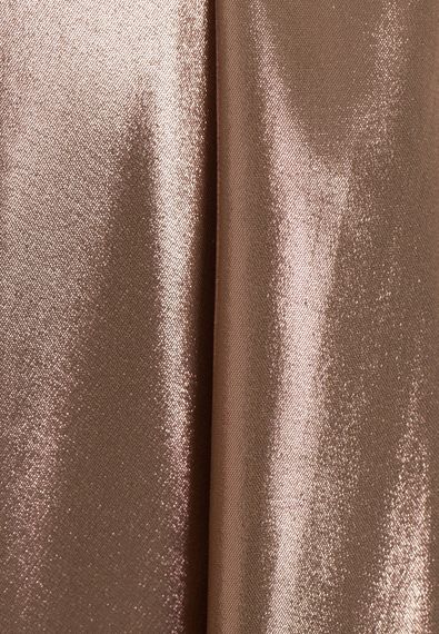 Shiny Gold Fashion Passion Trousers, Mid-Rise, Pleated, 100% Recycled Polyester, Relaxed Fit, Suitable for Day to Night, Available in Sizes 34-44 - photo 5