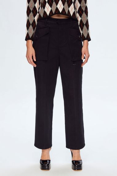 Black Fashion Passion Zip Detail Wide Leg Trousers by MAVI in Multiple Sizes - photo 1