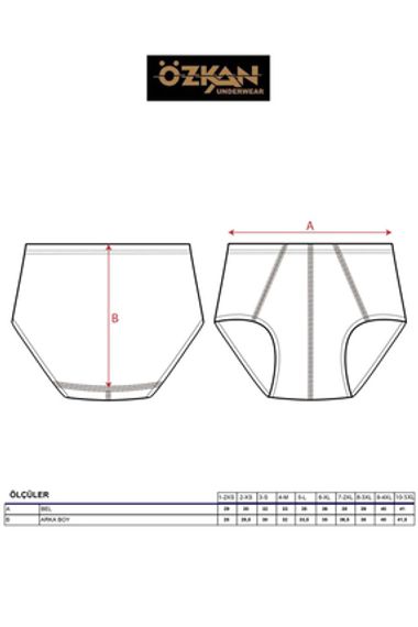 Удобные хлопковые слитные трусы | Белый K0037, размеры S-5XL, бренд Underwear - фото 3