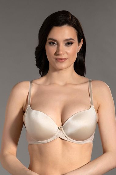 Бюстгальтер без поддержки New Bra 7090, 90% полиамид, 10% полиэстер, производство Турция, безопасные материалы, размеры 85-100 - фото 1