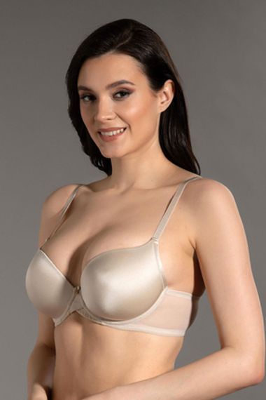 Бюстгальтер без поддержки New Bra 7090, 90% полиамид, 10% полиэстер, производство Турция, безопасные материалы, размеры 85-100 - фото 3