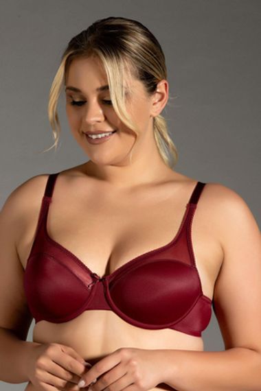 Топлюючий бюстгальтер з тюлем | New Bra 1790, 90% поліамід, 10% поліестер, більші розміри, безпечний матеріал, оригінальна упаковка - фото 4