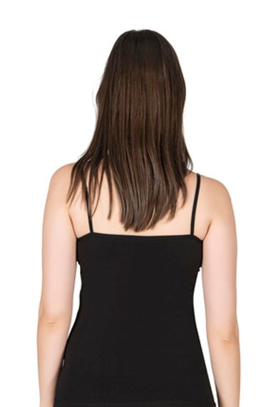 Женская майка из хлопка с кружевным воротником, бёдрами и спагетти-лямками, размер S, 95% хлопок, 5% эластан, безвредные материалы - фото 4