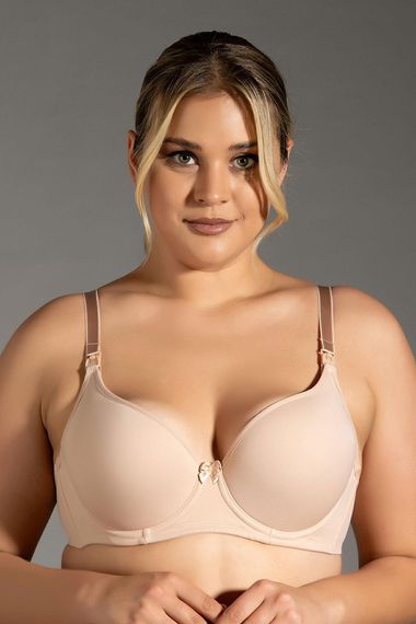 سوتيان للرضاعة بحجم B بدون دعم | المنتج الجديد 8300، مصنوع محليًا من 90% بولياميد و10% بوليستر، يصل في عبوته الأصلية - صورة 2