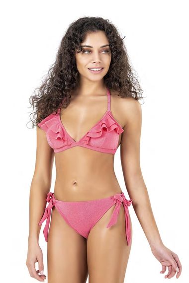 Бикини комплект для пляжа Asmaysan 22217, 80% полиамид, 20% эластан, безопасные материалы, местное производство, доступные размеры 44 и 38