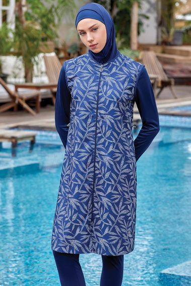 مايو للسيدات بغطاء رأس وسترة بتصميم متميز | 9038 مصنوع من بوليستر 100% ومناسب للاستخدام الآمن, إنتاج محلي