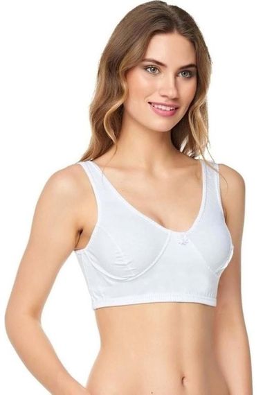 Женская майка белая | Tutku 0152, местное производство, безвредные материалы, размеры 105, 115, 120