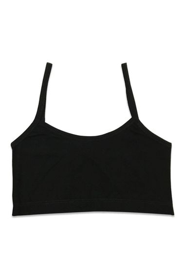 Тонкий хлопковый бюстгальтер для девочек | Черный K42324, 95% хлопок, 5% эластан, гипоаллергенный, удобный и дышащий, для максимального комфорта