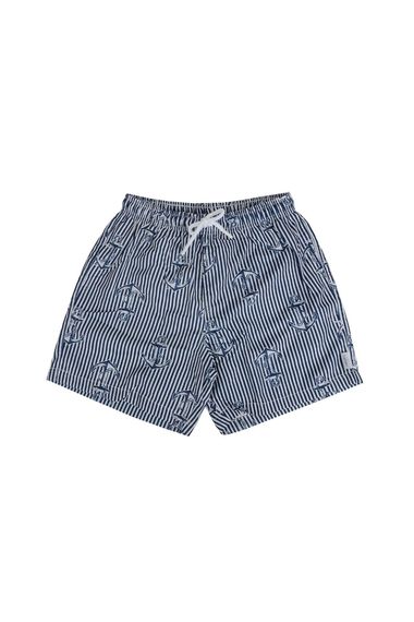 Плавательные шорты для мальчиков с цифровым принтом, темно-синие, с якорем, размер 3-4 и 5-6, бренд Underwear