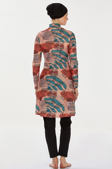 Эластичный узорчатый купальник для полного покрытия | 9222, бренд: Underwear, размер: S - фото 2