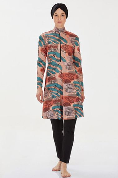 Эластичный узорчатый купальник для полного покрытия | 9222, бренд: Underwear, размер: S - фото 4