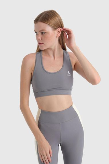 Женский спортивный бюстгальтер | Серый 21020, бренда Underwear, размеры S, M, L, XL - фото 1