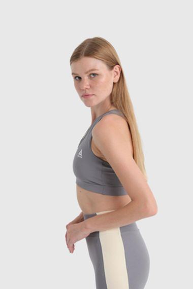 Женский спортивный бюстгальтер | Серый 21020, бренда Underwear, размеры S, M, L, XL - фото 4