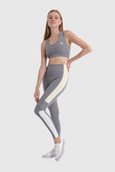 Женский спортивный бюстгальтер | Серый 21020, бренда Underwear, размеры S, M, L, XL - фото 3