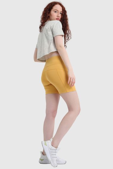 شورت رياضي نسائي | لون خردلي 17041 بحجم S, M, L, XL من ماركة Underwear - صورة 2