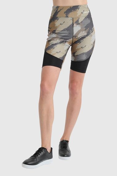 Жіночі велосипедні шорти легінси | Гірчичний 17056, бренд: Underwear, розміри: S, M, L, XL - фото 2