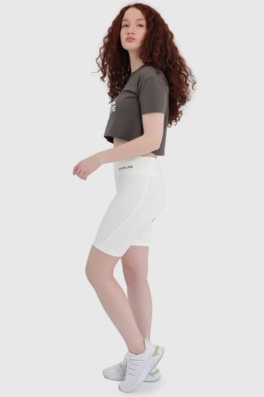 Жіночі шорти для тренувань | Екру, розміри S, M, L, XL, бренд Underwear - фото 1