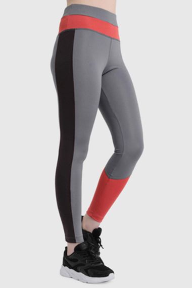 Женские леггинсы Plates | Серые 22020, бренд Underwear, размер S - фото 4