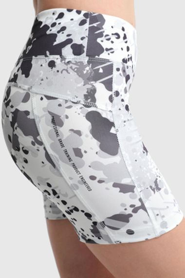 Жіночі мікрофіброві шорти-лосини | Темно-сірі 17054, розміри S, M, L, XL - фото 5