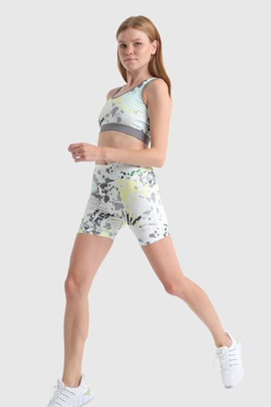 شورت تايكر ميكروفايبر نسائي | لون نعناعي 17054 ستمات XL، L، M - صورة 3