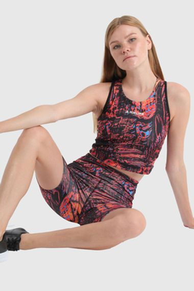 Женские байкерские шорты тайты в красном цвете, размер S, M, L, XL от бренда Underwear - фото 3