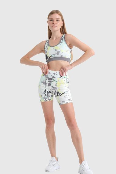 شورت تايكر ميكروفايبر نسائي | لون نعناعي 17054 ستمات XL، L، M - صورة 2