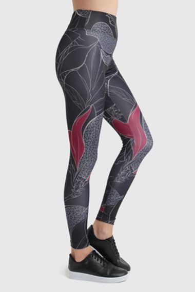 Жіночі спортивні легінси чорного кольору, розміри S, M, L, XL, бренд Underwear - фото 4